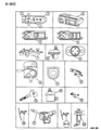 Diagram for 1995 Chrysler LHS Door Lock Switch - 4607071