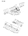 Diagram for Dodge W350 Power Steering Gear Seal - 3893559