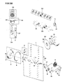 Diagram for Jeep Grand Wagoneer Crankshaft Thrust Washer Set - J8133254