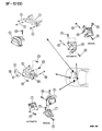 Diagram for Chrysler Cirrus Engine Mount - 4593410