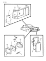 Diagram for Dodge 600 Side Marker Light - 4174109