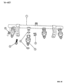 Diagram for Dodge Neon Fuel Rail - 4762614