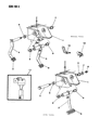 Diagram for 1993 Dodge D350 Brake Light Switch - 4360187