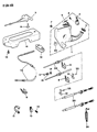 Diagram for 1988 Jeep Comanche Parking Brake Cable - 52000861