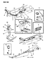 Diagram for 1985 Dodge Ram Wagon Heater Control Valve - 4361017