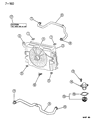 Diagram for 1995 Dodge Grand Caravan Radiator Hose - 4546530