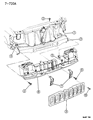 Diagram for 1994 Jeep Grand Cherokee Grille - 5DN46SEG