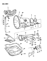 Diagram for Dodge W150 Oil Pan Gasket - 2464324