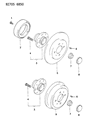 Diagram for Dodge Colt Brake Disc - MB857763