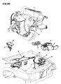 Diagram for 1994 Dodge Shadow Battery Cable - 5267446