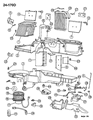 Diagram for Jeep Grand Wagoneer Blower Motor Resistor - 4720046
