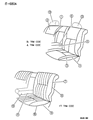 Diagram for 1994 Chrysler LHS Seat Cushion - PX52SFF