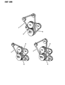 Diagram for Dodge Ram Wagon Drive Belt - B0013454