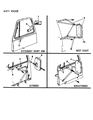 Diagram for 1987 Dodge W350 Car Mirror - 4216040