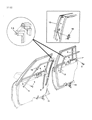 Diagram for Dodge Rampage Door Seal - 4040732