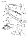 Diagram for 1994 Dodge Viper Wiper Arm - 4643130