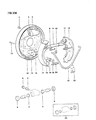 Diagram for 1990 Dodge Colt Wheel Cylinder - MB193411