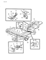 Diagram for 1984 Dodge Rampage Parking Brake Cable - 3880427