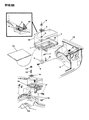 Diagram for 1990 Chrysler LeBaron Battery Tray - 4534070