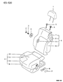 Diagram for Chrysler Sebring Seat Cushion - MR743862