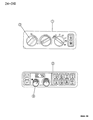 Diagram for 1994 Chrysler New Yorker A/C Switch - 4757032