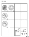 Diagram for Dodge Ram Van Spare Wheel - 52039100