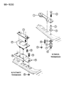 Diagram for 1995 Dodge Dakota Transmission Mount - 52058553