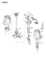 Diagram for Jeep Distributor Cap - 83500934