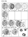 Diagram for 1985 Chrysler Laser Wheel Cover - 4284004