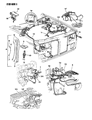 Diagram for 1988 Dodge Shadow Engine Control Module - R5233234