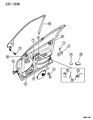 Diagram for 1994 Dodge Intrepid Door Handle - GA32MD5