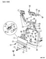 Diagram for 1995 Chrysler Town & Country Lift Support - G0004837AB