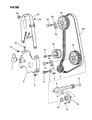 Diagram for Dodge Omni Timing Cover - 4343821