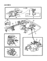 Diagram for Chrysler Fifth Avenue Coolant Temperature Sensor - 4267281