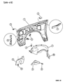 Diagram for Dodge Dakota Fender - 4798160