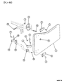 Diagram for 1995 Jeep Wrangler Door Hinge - 55074854