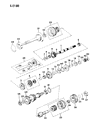 Diagram for 1988 Jeep Grand Wagoneer Intermediate Shaft - 83505445