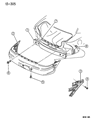 Diagram for 1996 Dodge Neon Bumper - PD15RD7