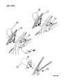 Diagram for 1995 Chrysler New Yorker Car Mirror - DV09MX8