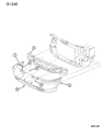 Diagram for 1994 Dodge Grand Caravan License Plate - 4576472