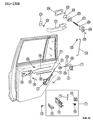 Diagram for 1996 Jeep Cherokee Door Lock Actuator - 55075878