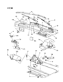 Diagram for 1990 Dodge Caravan Windshield Washer Nozzle - 4334956