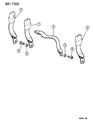 Diagram for 1999 Dodge Ram 2500 Seat Belt - 5EX66SAZ