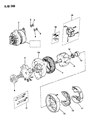 Diagram for 1987 Jeep Wagoneer Alternator - 53001764