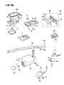 Diagram for 1987 Jeep Wagoneer Dome Light - 56002116