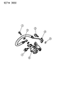 Diagram for Dodge Ram 50 Fuel Filter - MB658689