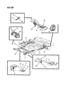 Diagram for 1989 Chrysler New Yorker Parking Brake Cable - 4485102