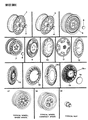 Diagram for 1993 Dodge Spirit Spare Wheel - 4284991