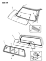 Diagram for 1993 Dodge D350 Weather Strip - 4212495