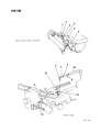 Diagram for Dodge Dynasty PCV Valve Hose - 4315704